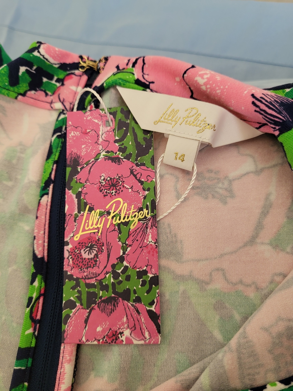 Lilly Pulitzer Wisteria - Pink Floral Maxi Dress with Green Leaves - Picture 5 of 10